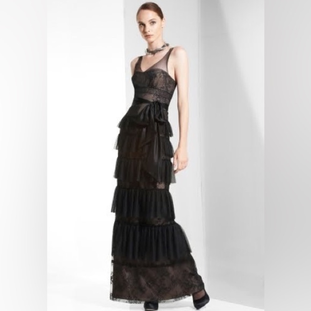 BCBG Lace Ruffle Dress - Picture 3 of 3